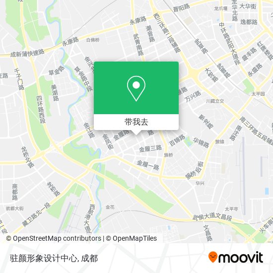 驻颜形象设计中心地图