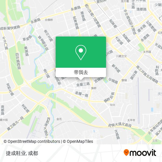 捷成鞋业地图