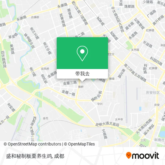 盛和秘制板栗养生鸡地图