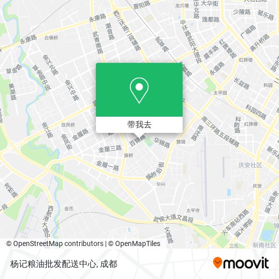 杨记粮油批发配送中心地图