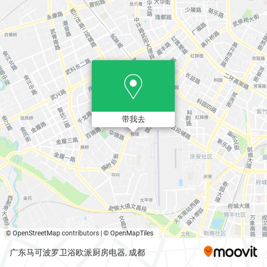 广东马可波罗卫浴欧派厨房电器地图