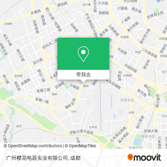 广州樱花电器实业有限公司地图