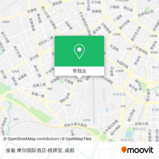 俊羲·摩尔国际酒店-棋牌室地图