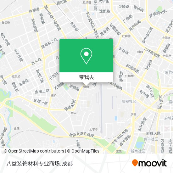 八益装饰材料专业商场地图