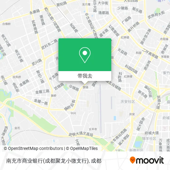 南充市商业银行(成都聚龙小微支行)地图