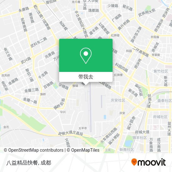 八益精品快餐地图