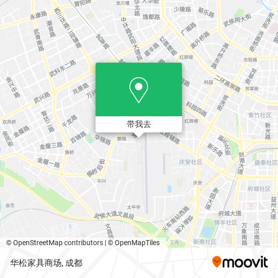 华松家具商场地图