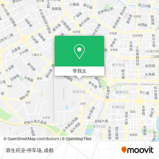 蓉生药业-停车场地图