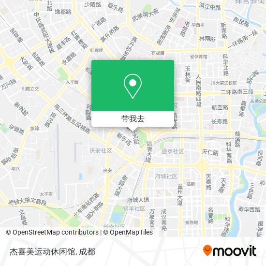 杰喜美运动休闲馆地图