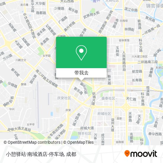 小憩驿站·南域酒店-停车场地图