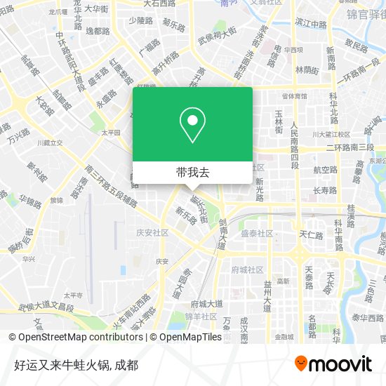 好运又来牛蛙火锅地图