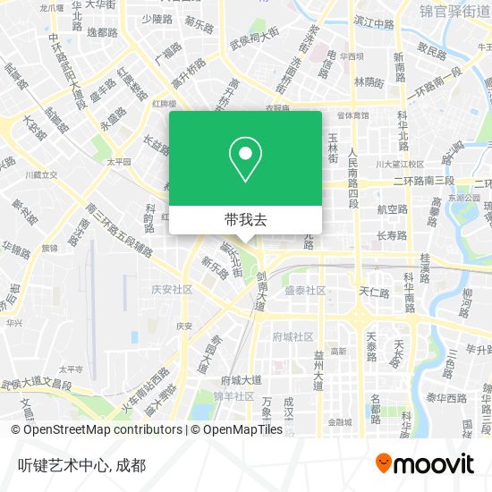 听键艺术中心地图