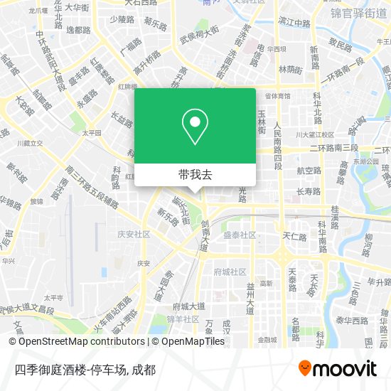 四季御庭酒楼-停车场地图