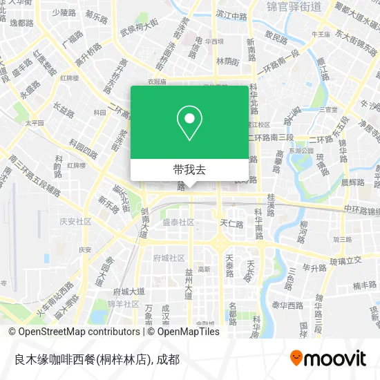 良木缘咖啡西餐(桐梓林店)地图