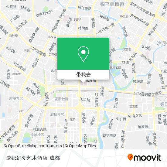 成都幻变艺术酒店地图