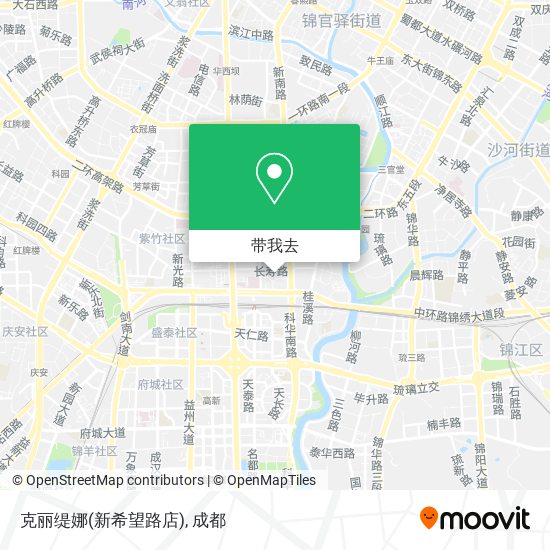 克丽缇娜(新希望路店)地图