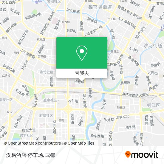 汉易酒店-停车场地图