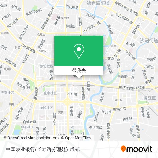 中国农业银行(长寿路分理处)地图
