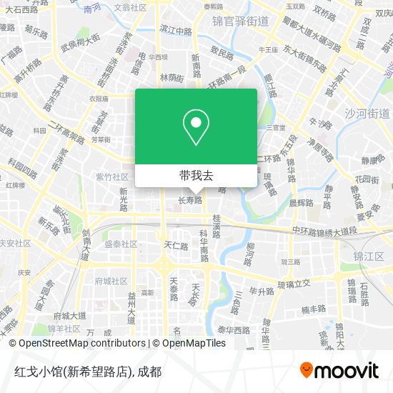 红戈小馆(新希望路店)地图