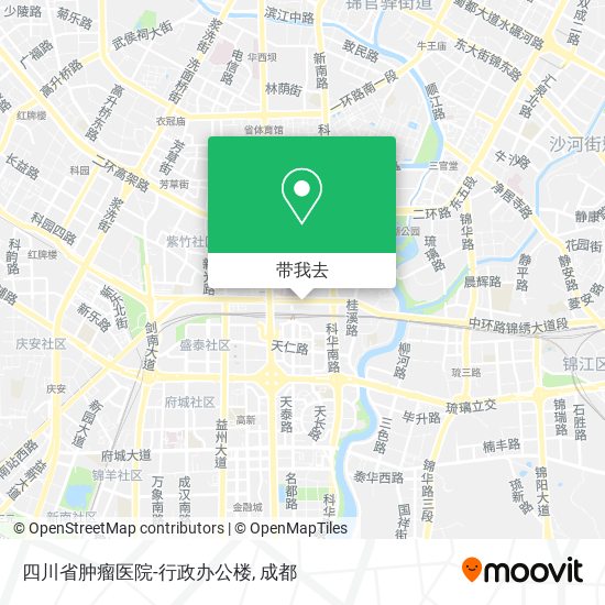 四川省肿瘤医院-行政办公楼地图