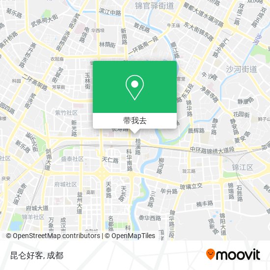 昆仑好客地图