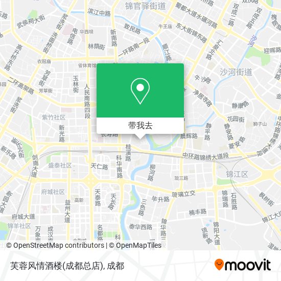 芙蓉风情酒楼(成都总店)地图