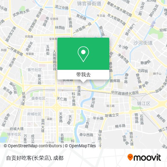 自贡好吃客(长荣店)地图