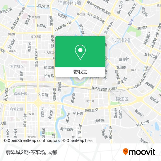 翡翠城2期-停车场地图