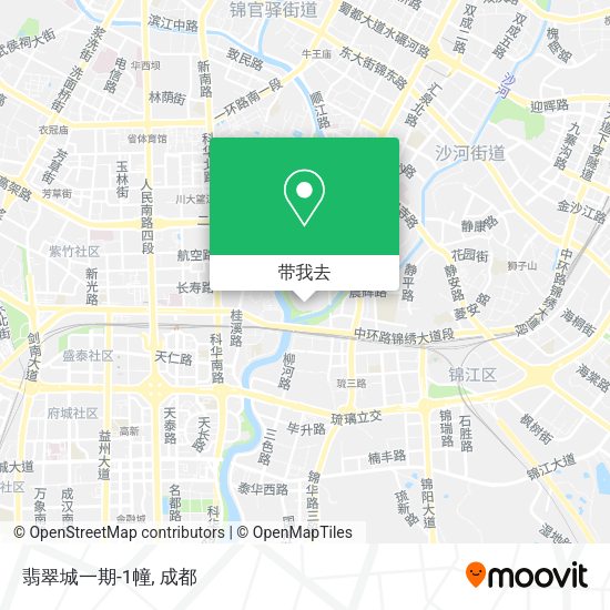 翡翠城一期-1幢地图
