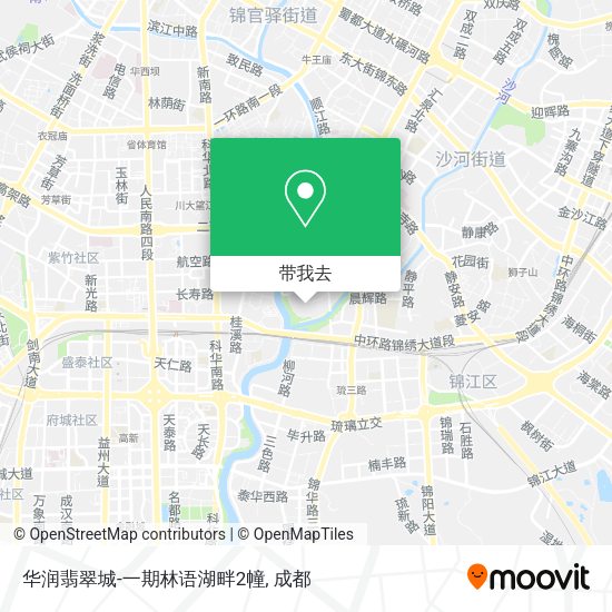 华润翡翠城-一期林语湖畔2幢地图