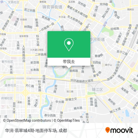 华润·翡翠城4期-地面停车场地图