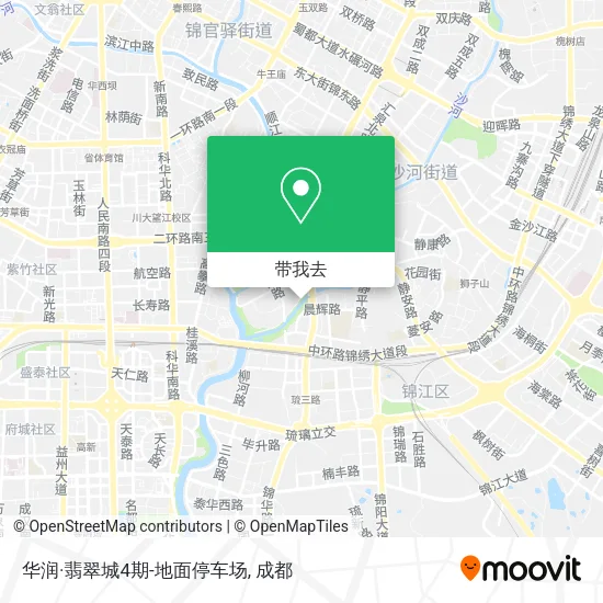 华润·翡翠城4期-地面停车场地图