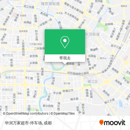 华润万家超市-停车场地图