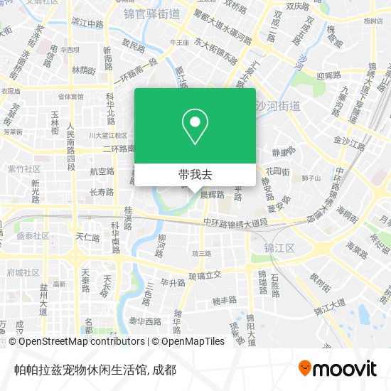帕帕拉兹宠物休闲生活馆地图