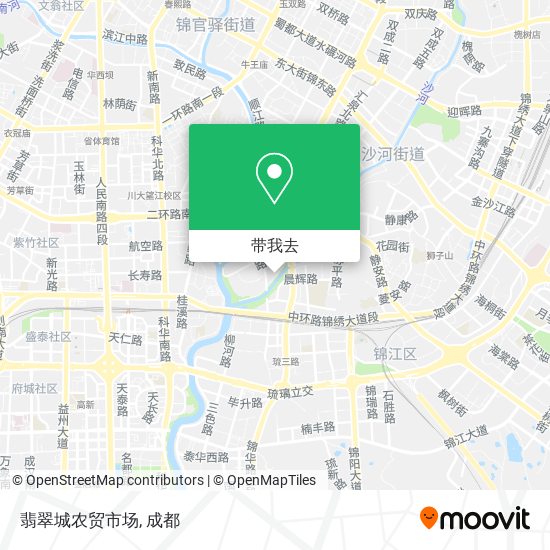翡翠城农贸市场地图