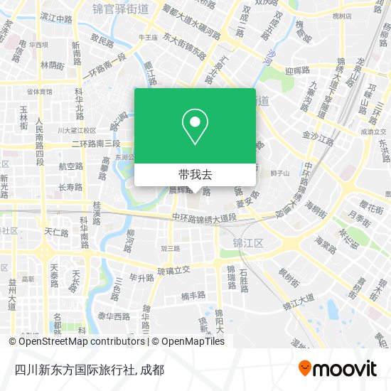 四川新东方国际旅行社地图