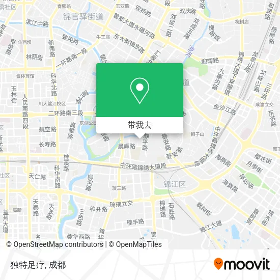 独特足疗地图