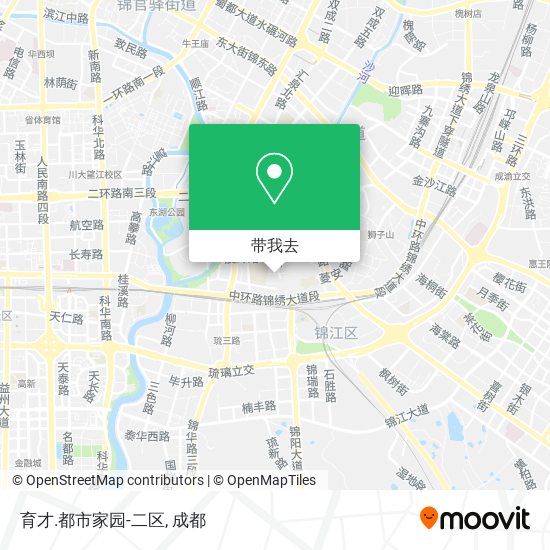 育才.都市家园-二区地图