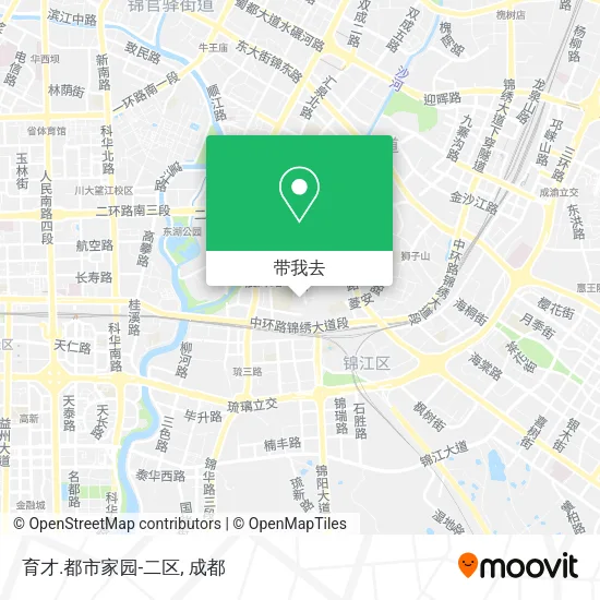 育才.都市家园-二区地图