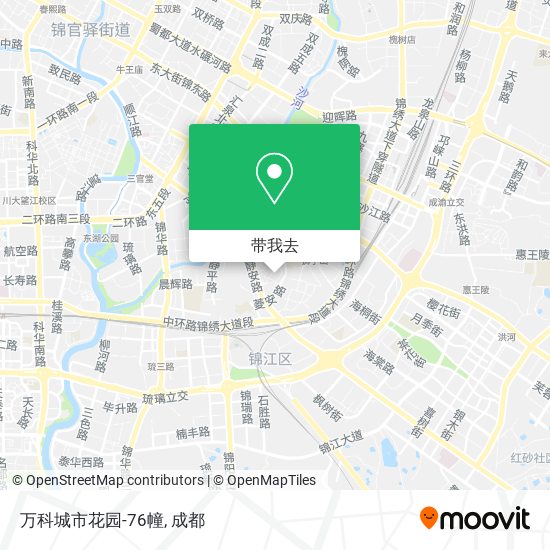 万科城市花园-76幢地图
