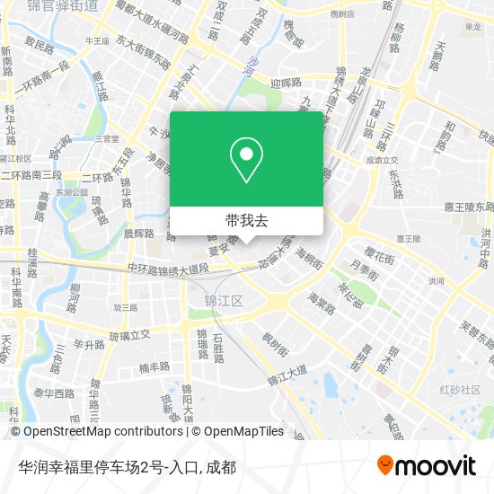 华润幸福里停车场2号-入口地图