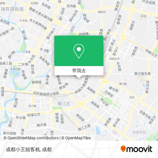 成都小王姐客栈地图