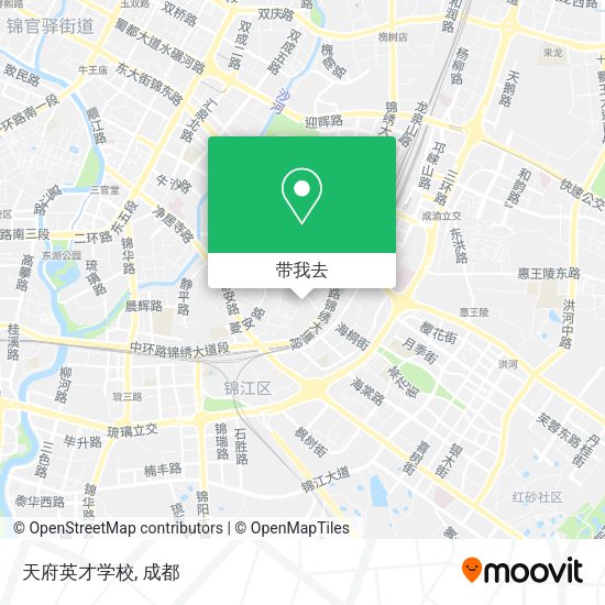 天府英才学校地图