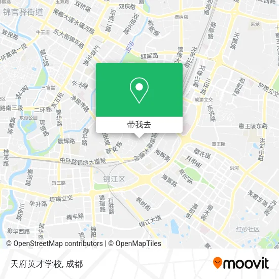 天府英才学校地图