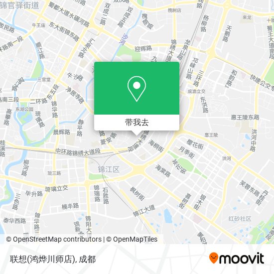 联想(鸿烨川师店)地图