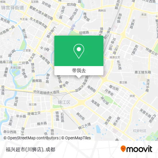 福兴超市(川狮店)地图