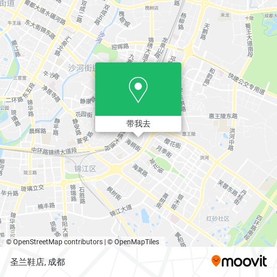 圣兰鞋店地图