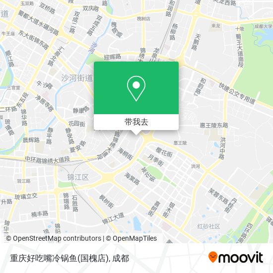 重庆好吃嘴冷锅鱼(国槐店)地图