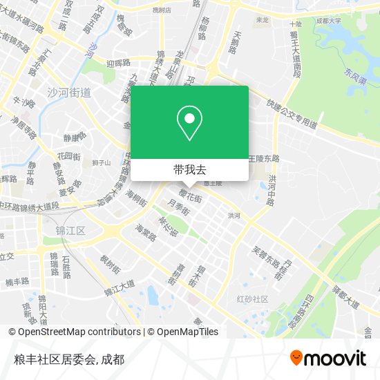 粮丰社区居委会地图