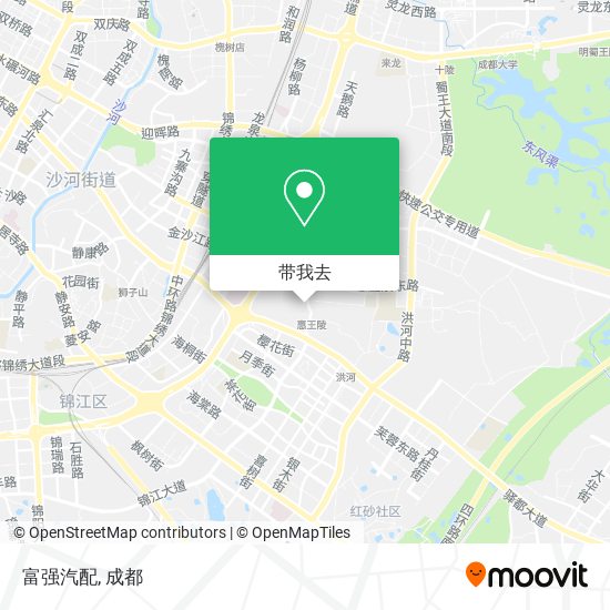 富强汽配地图